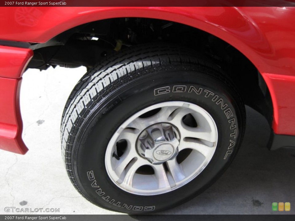 2007 Ford Ranger Sport SuperCab Wheel and Tire Photo #57230009