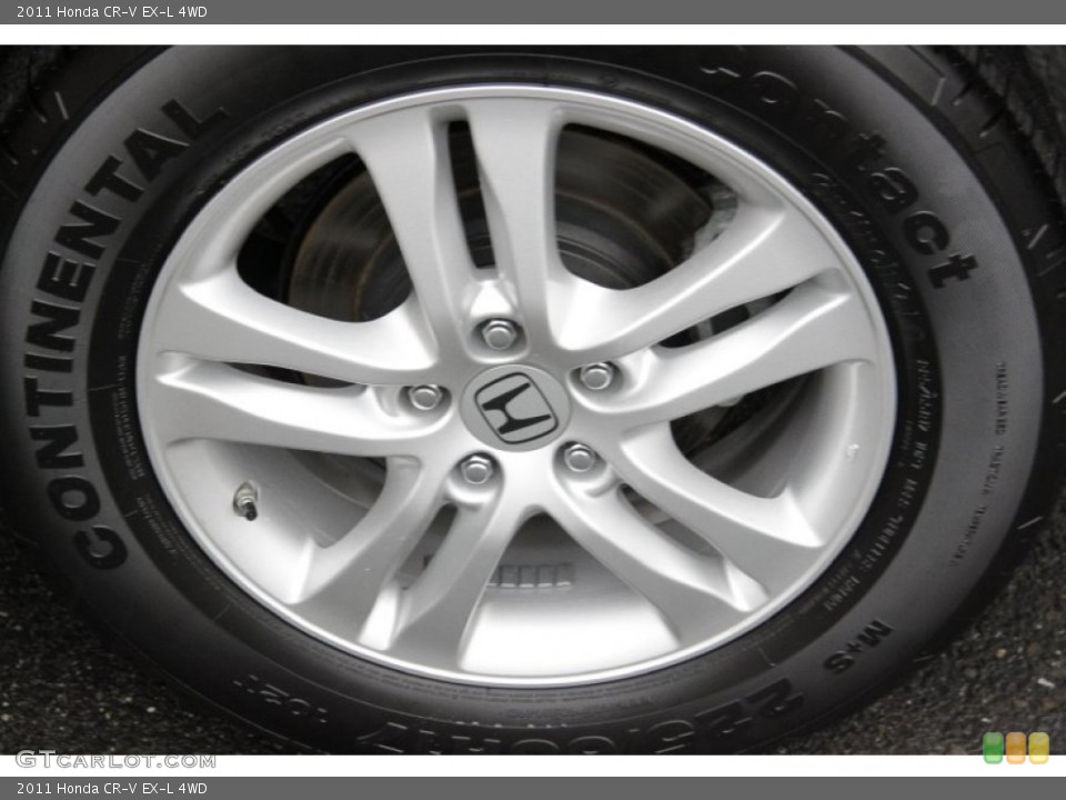 2011 Honda CR-V EX-L 4WD Wheel and Tire Photo #57233591
