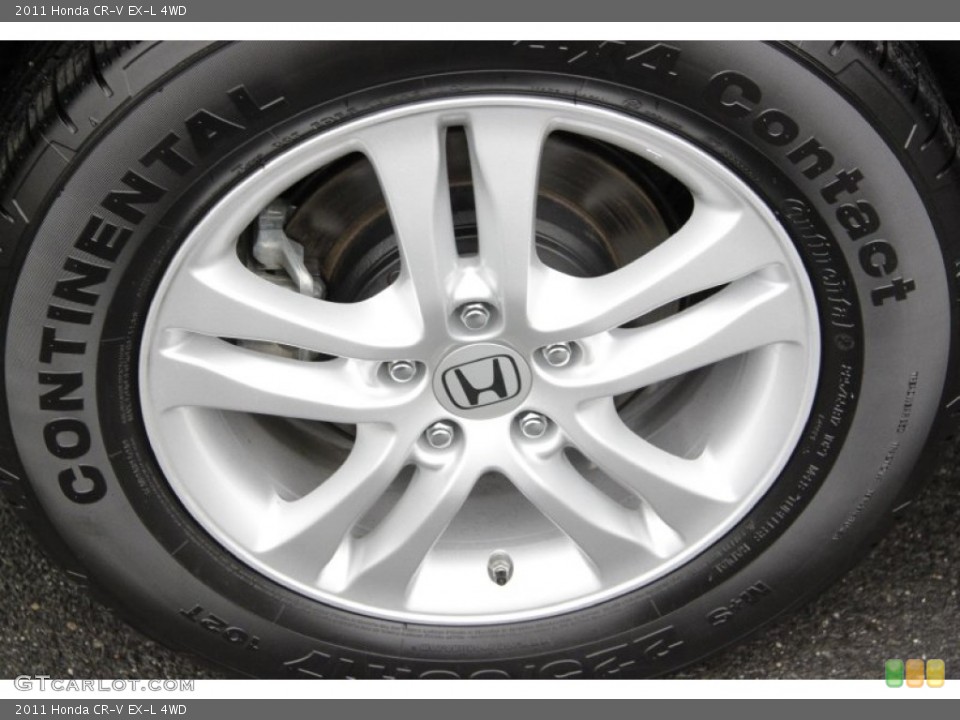 2011 Honda CR-V EX-L 4WD Wheel and Tire Photo #57233606