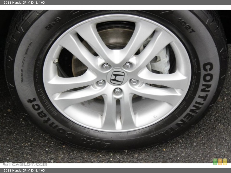 2011 Honda CR-V EX-L 4WD Wheel and Tire Photo #57233615