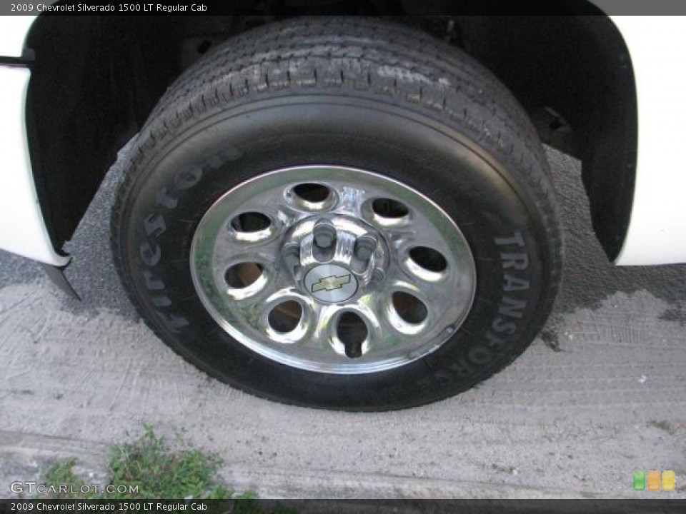 2009 Chevrolet Silverado 1500 LT Regular Cab Wheel and Tire Photo #57236882