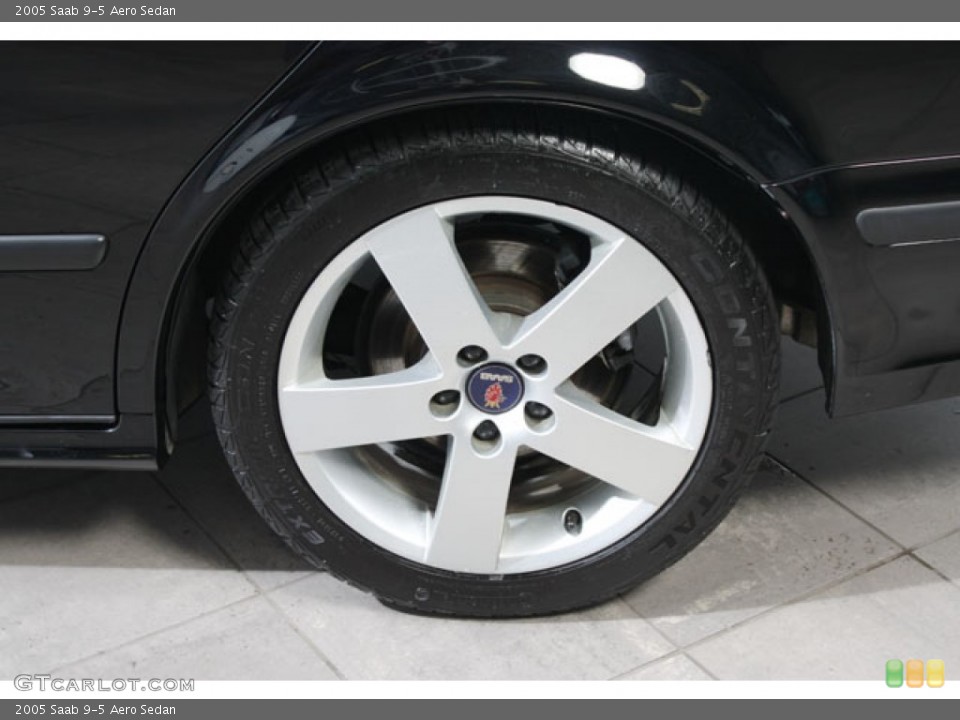 2005 Saab 9-5 Aero Sedan Wheel and Tire Photo #57238001