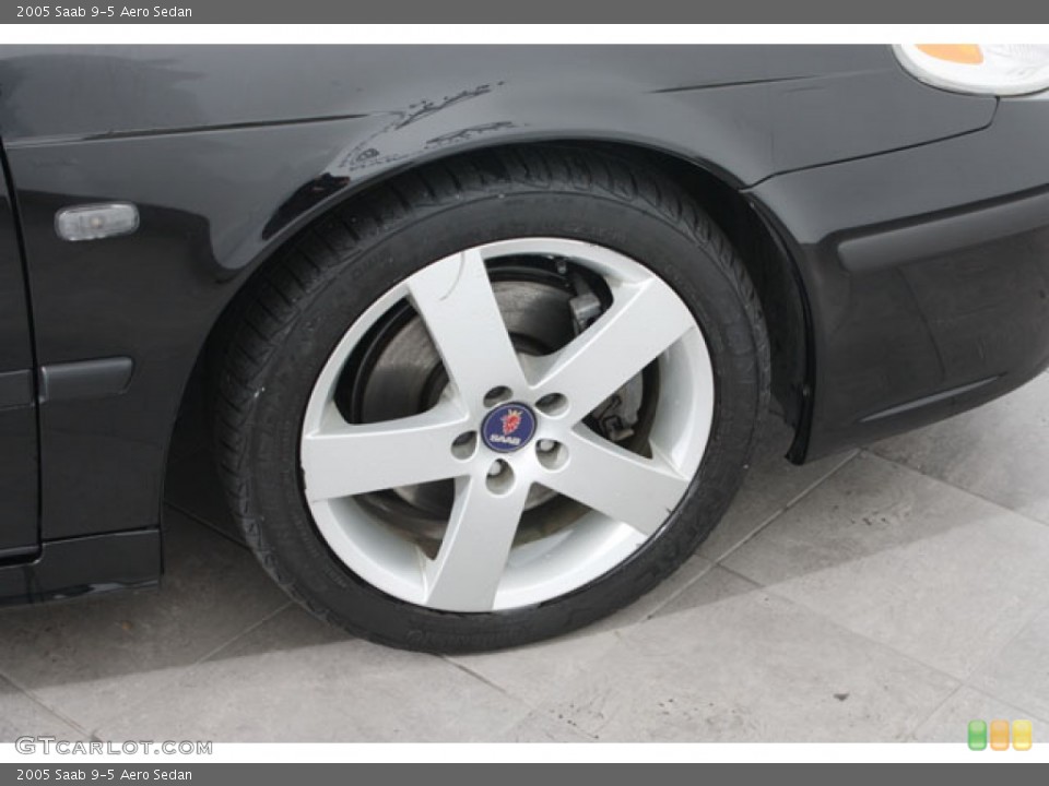 2005 Saab 9-5 Aero Sedan Wheel and Tire Photo #57238026