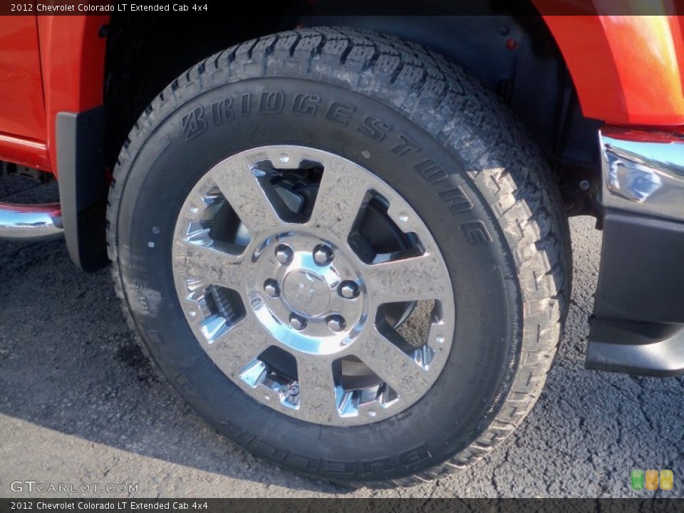 2012 Chevrolet Colorado LT Extended Cab 4x4 Wheel and Tire Photo #57240371