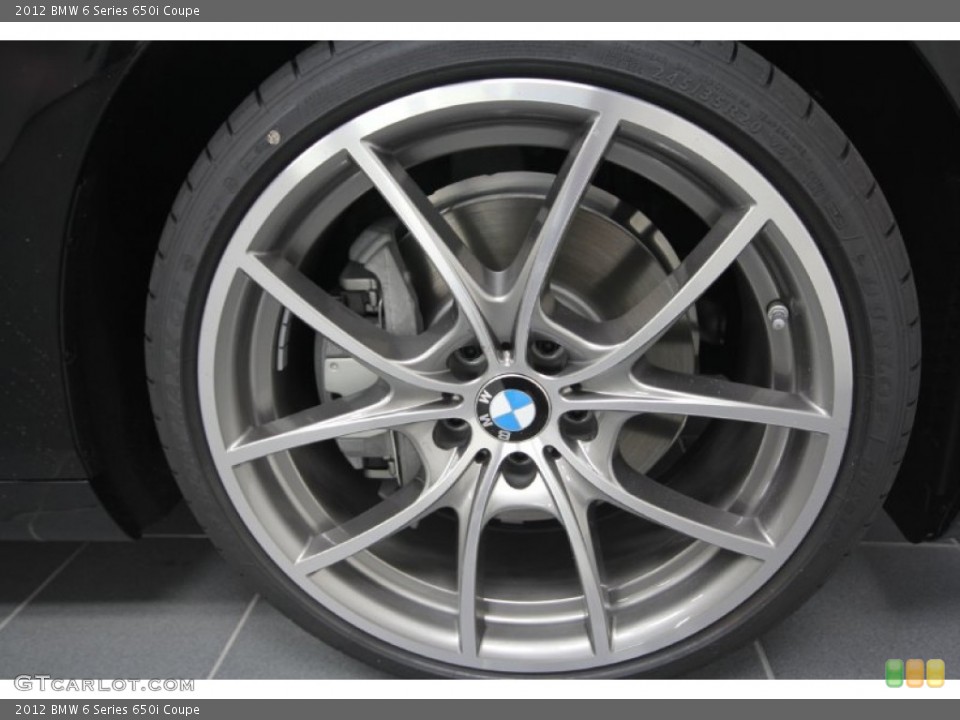 2012 BMW 6 Series 650i Coupe Wheel and Tire Photo #57243935