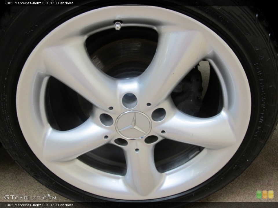 2005 Mercedes-Benz CLK 320 Cabriolet Wheel and Tire Photo #57247283