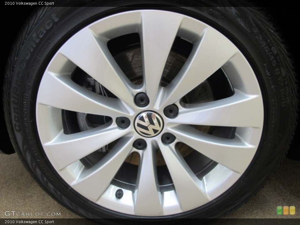 2010 Volkswagen CC Sport Wheel and Tire Photo #57248000