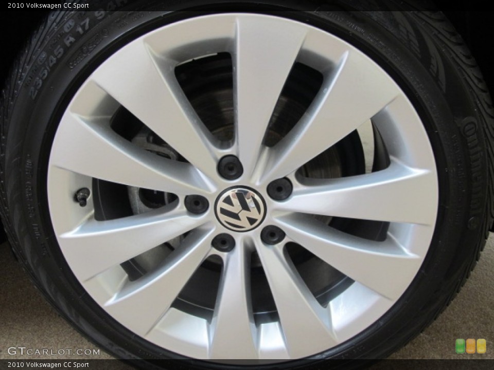 2010 Volkswagen CC Sport Wheel and Tire Photo #57248003