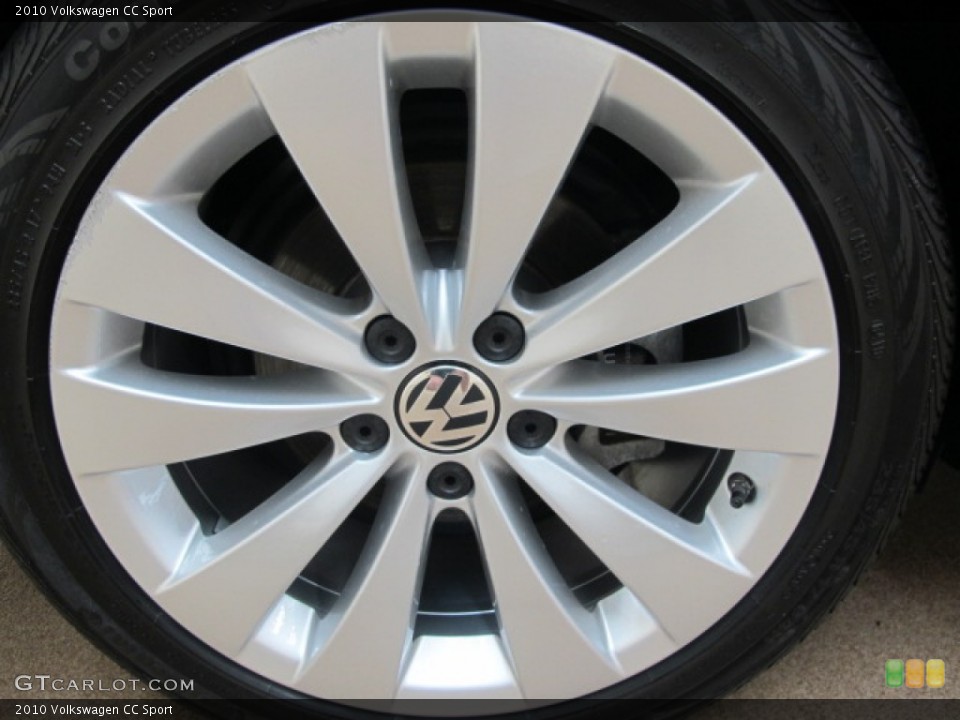 2010 Volkswagen CC Sport Wheel and Tire Photo #57248012