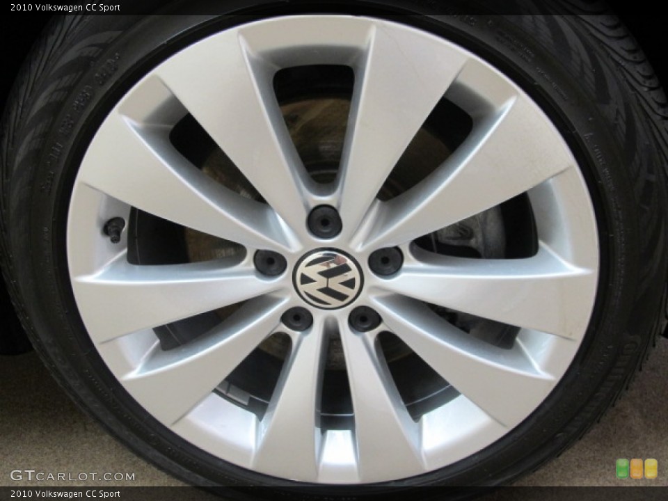 2010 Volkswagen CC Sport Wheel and Tire Photo #57248021