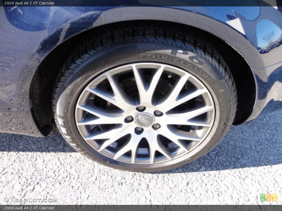 2009 Audi A4 2.0T Cabriolet Wheel and Tire Photo #57252722