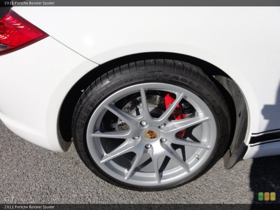 2011 Porsche Boxster Spyder Wheel and Tire Photo #57253925