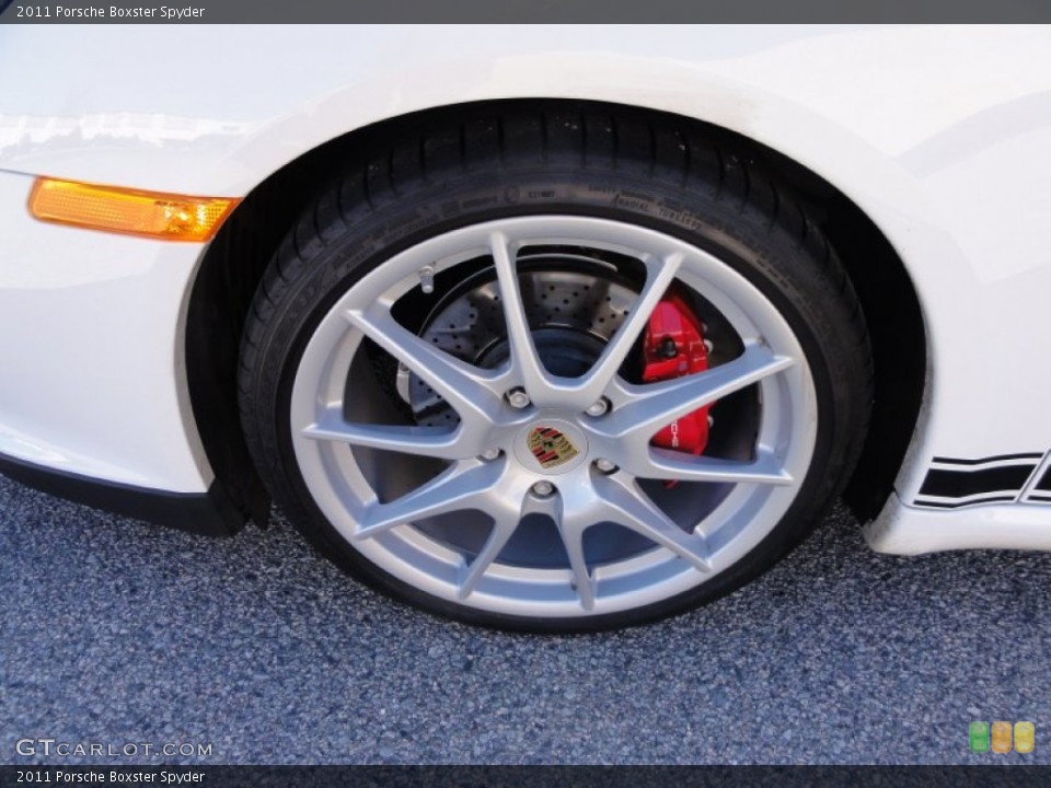 2011 Porsche Boxster Spyder Wheel and Tire Photo #57253952
