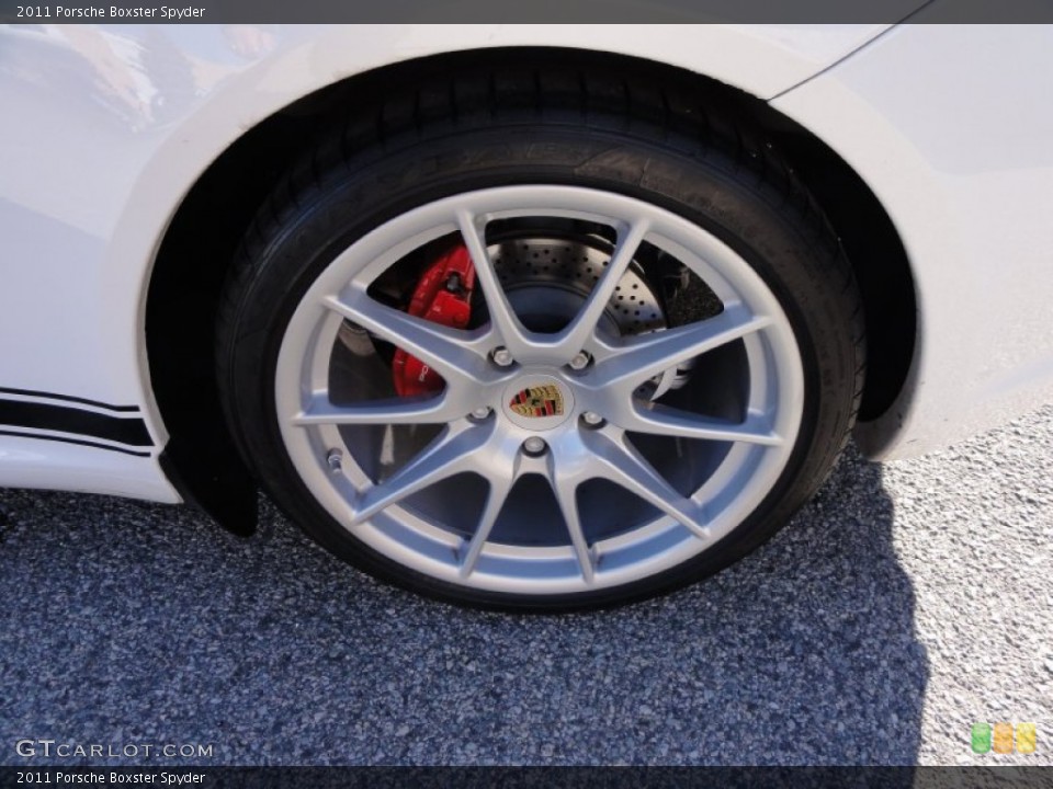 2011 Porsche Boxster Spyder Wheel and Tire Photo #57253961
