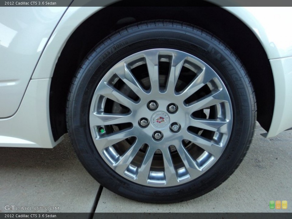 2012 Cadillac CTS 3.6 Sedan Wheel and Tire Photo #57254180