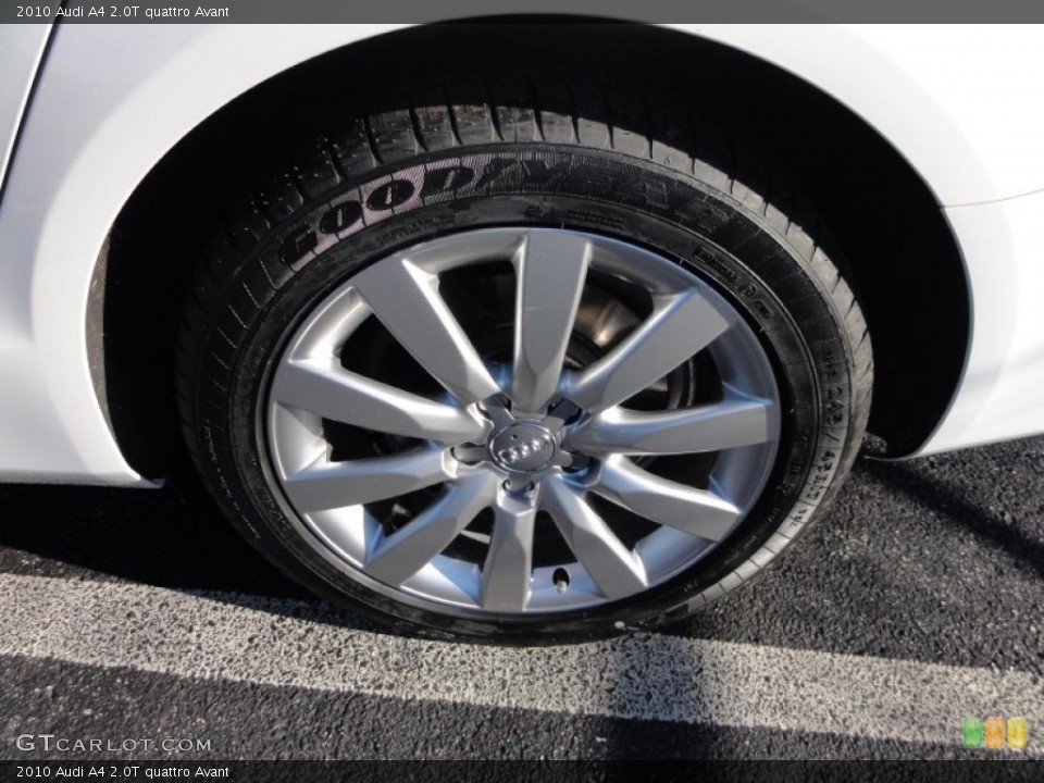 2010 Audi A4 2.0T quattro Avant Wheel and Tire Photo #57254571