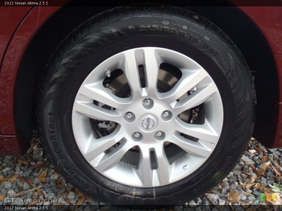 2012 Nissan Altima 2.5 S Wheel and Tire Photo #57263764