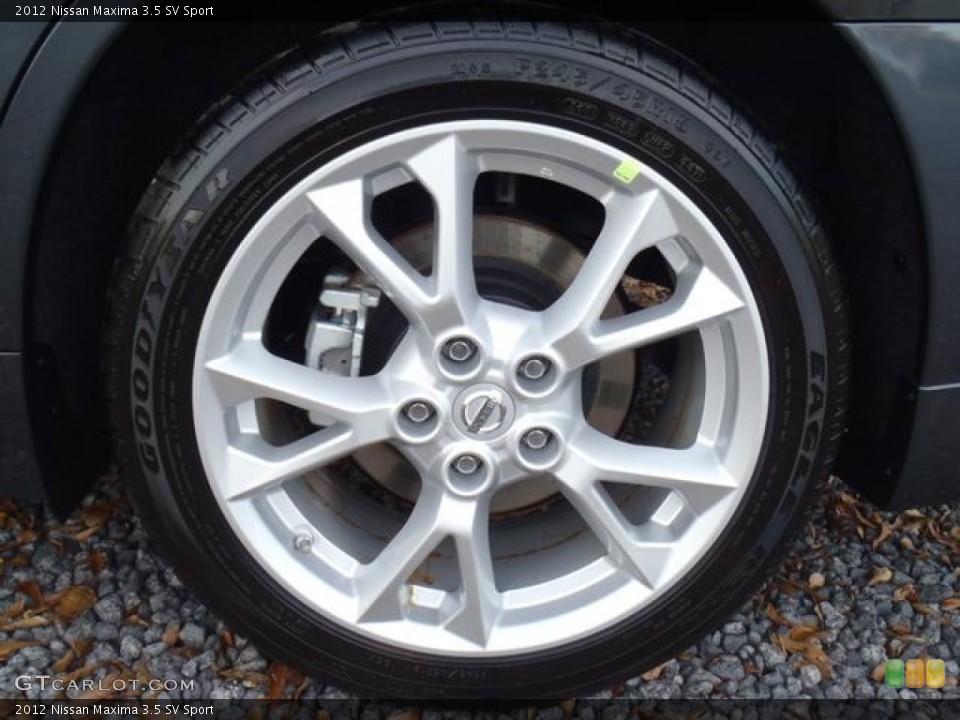 2012 Nissan Maxima 3.5 SV Sport Wheel and Tire Photo #57263894