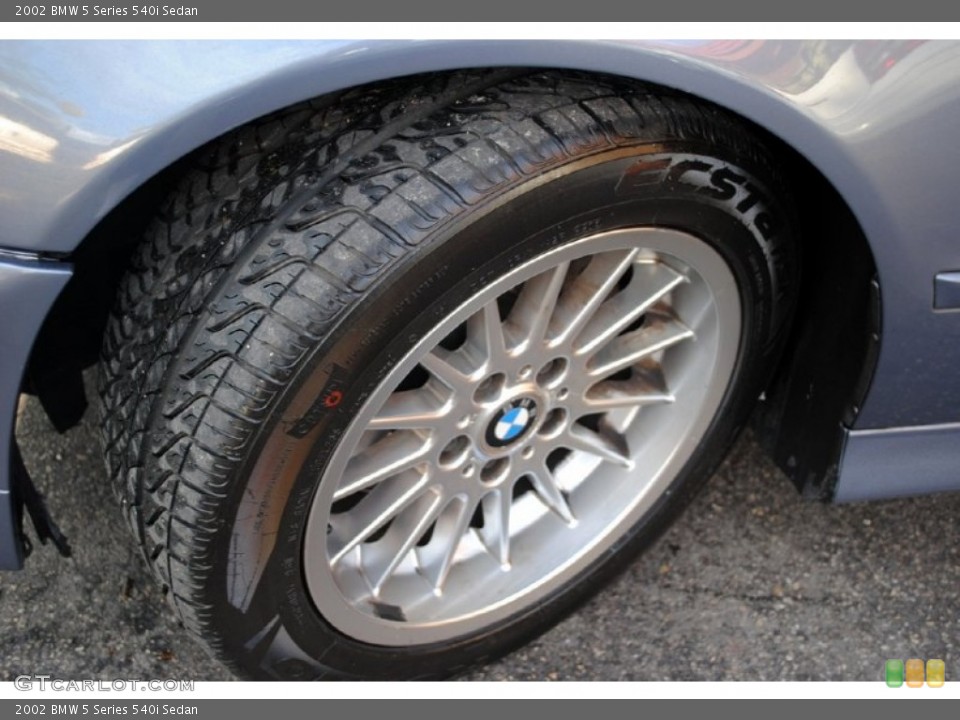 2002 BMW 5 Series 540i Sedan Wheel and Tire Photo #57266711