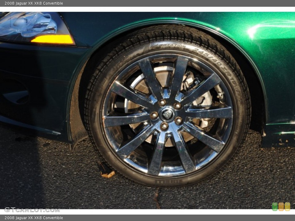 2008 Jaguar XK XK8 Convertible Wheel and Tire Photo #57273396