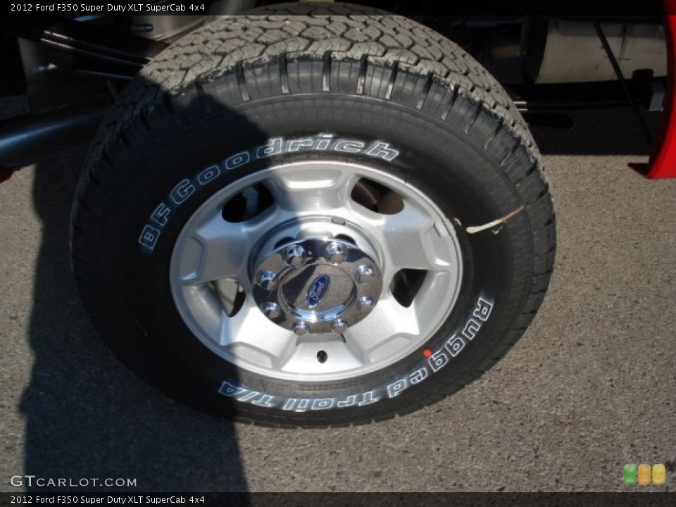 2012 Ford F350 Super Duty XLT SuperCab 4x4 Wheel and Tire Photo #57274860