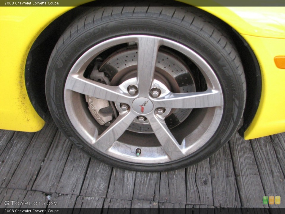2008 Chevrolet Corvette Coupe Wheel and Tire Photo #57293505