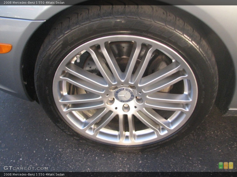 2008 Mercedes-Benz S 550 4Matic Sedan Wheel and Tire Photo #57293754