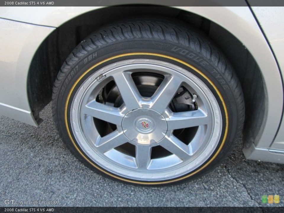 2008 Cadillac STS 4 V6 AWD Wheel and Tire Photo #57297648