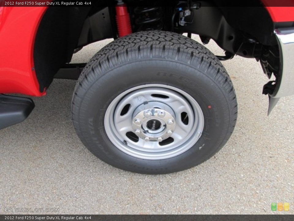 2012 Ford F250 Super Duty XL Regular Cab 4x4 Wheel and Tire Photo #57297909