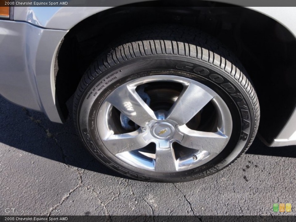 2008 Chevrolet Equinox Sport AWD Wheel and Tire Photo #57300282