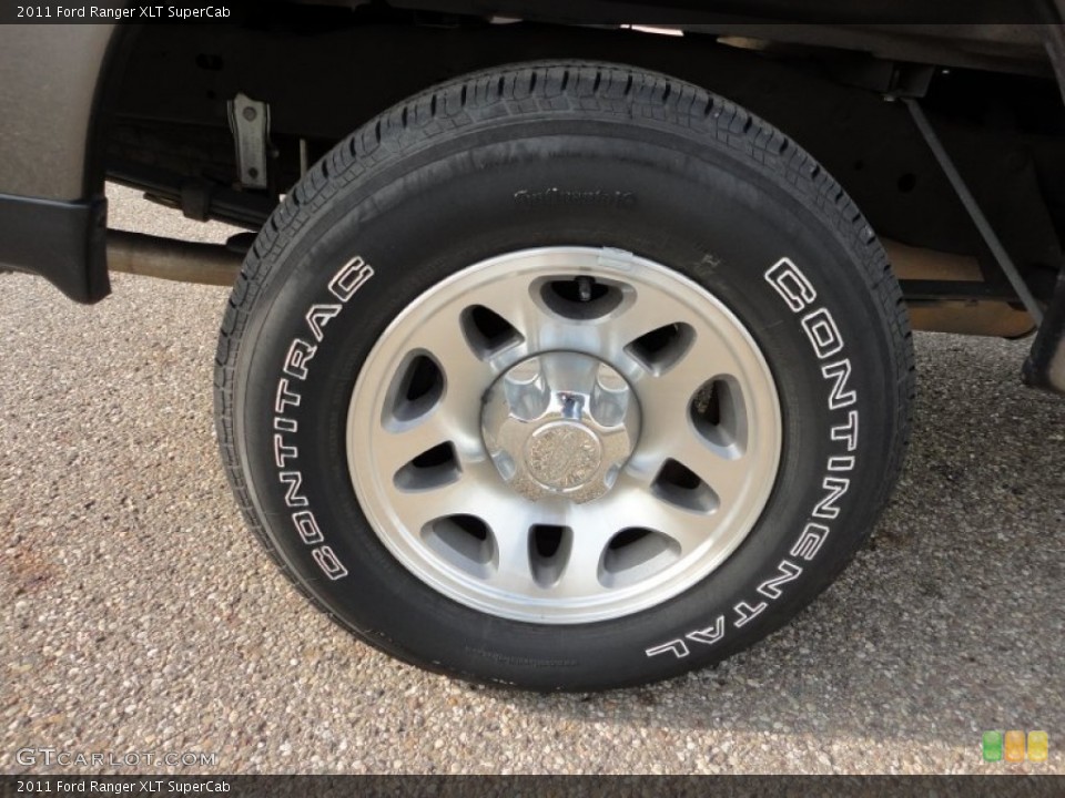 2011 Ford Ranger XLT SuperCab Wheel and Tire Photo #57303408