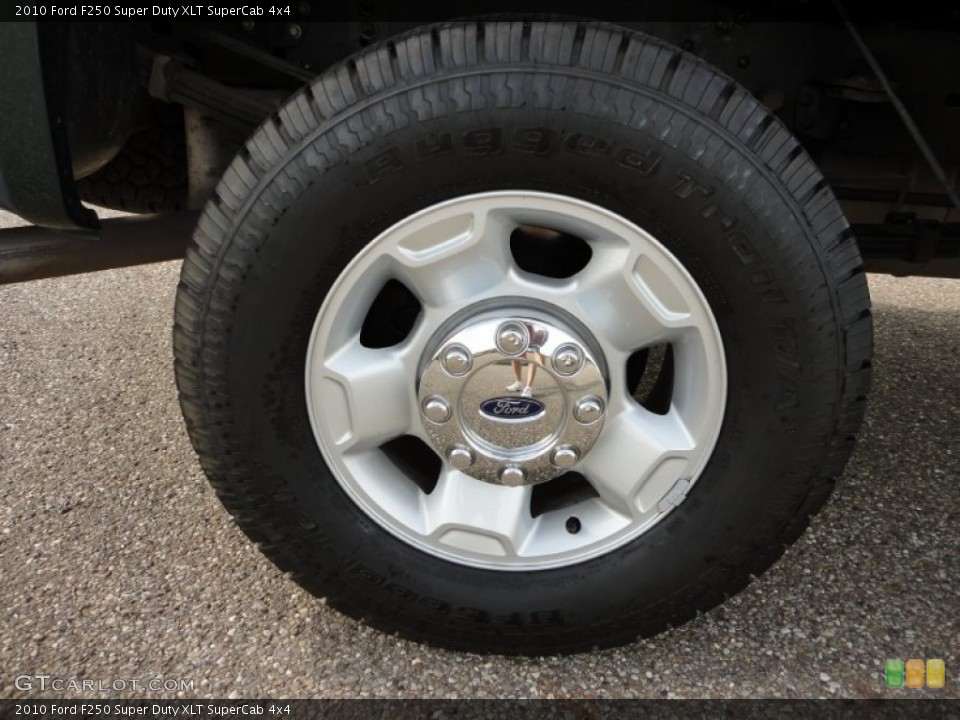 2010 Ford F250 Super Duty XLT SuperCab 4x4 Wheel and Tire Photo #57305292