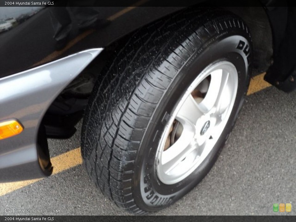 2004 Hyundai Santa Fe GLS Wheel and Tire Photo #57307973