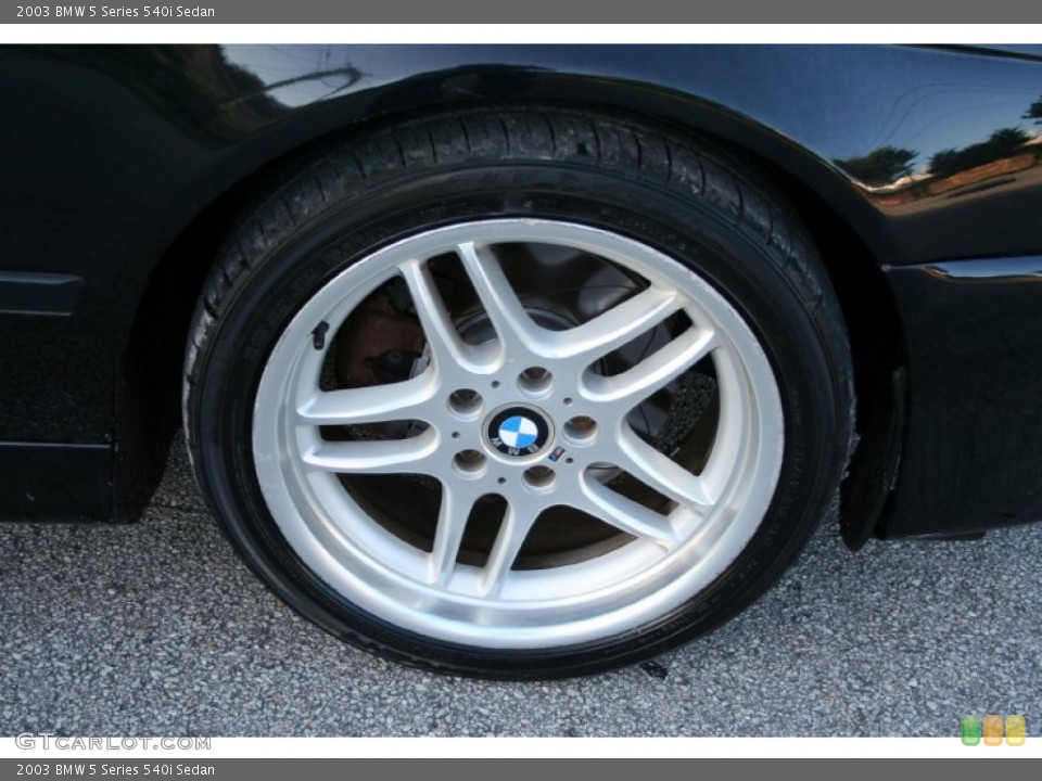 2003 BMW 5 Series 540i Sedan Wheel and Tire Photo #57314173