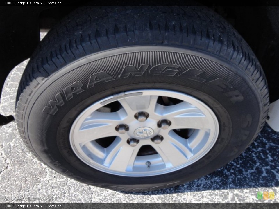 2008 Dodge Dakota ST Crew Cab Wheel and Tire Photo #57315901