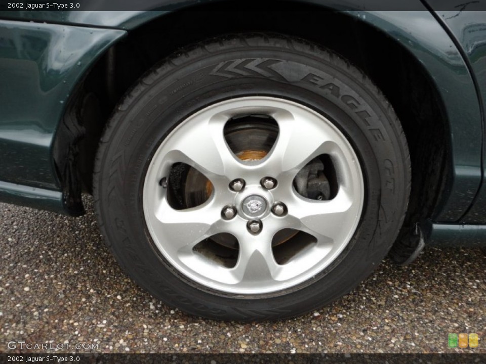 2002 Jaguar S-Type 3.0 Wheel and Tire Photo #57320539