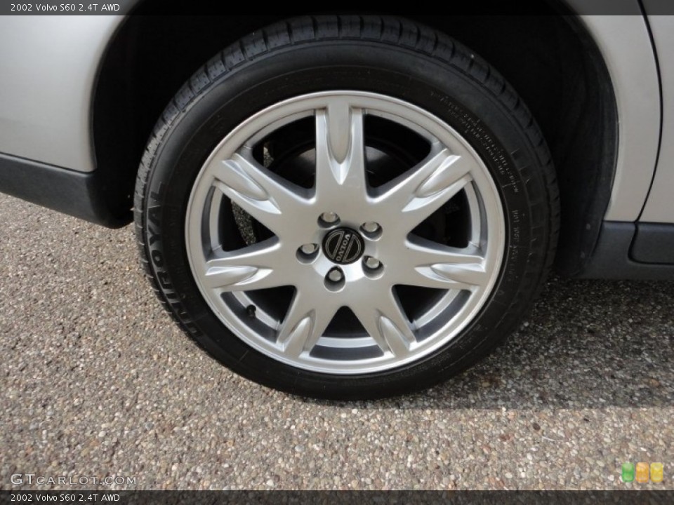 2002 Volvo S60 2.4T AWD Wheel and Tire Photo #57321178