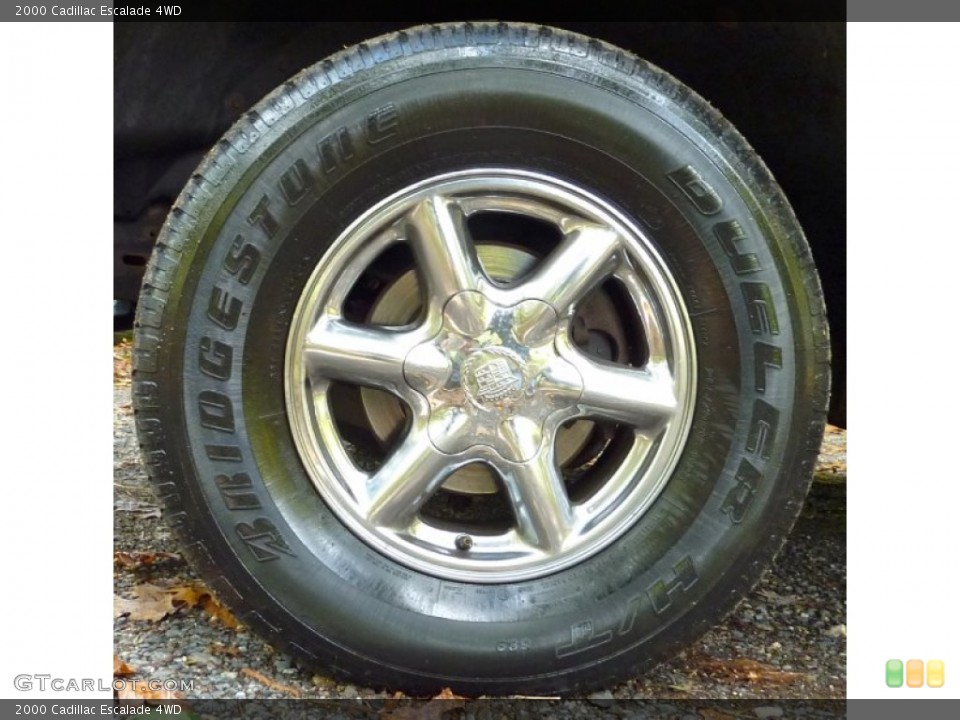 2000 Cadillac Escalade 4WD Wheel and Tire Photo #57323824