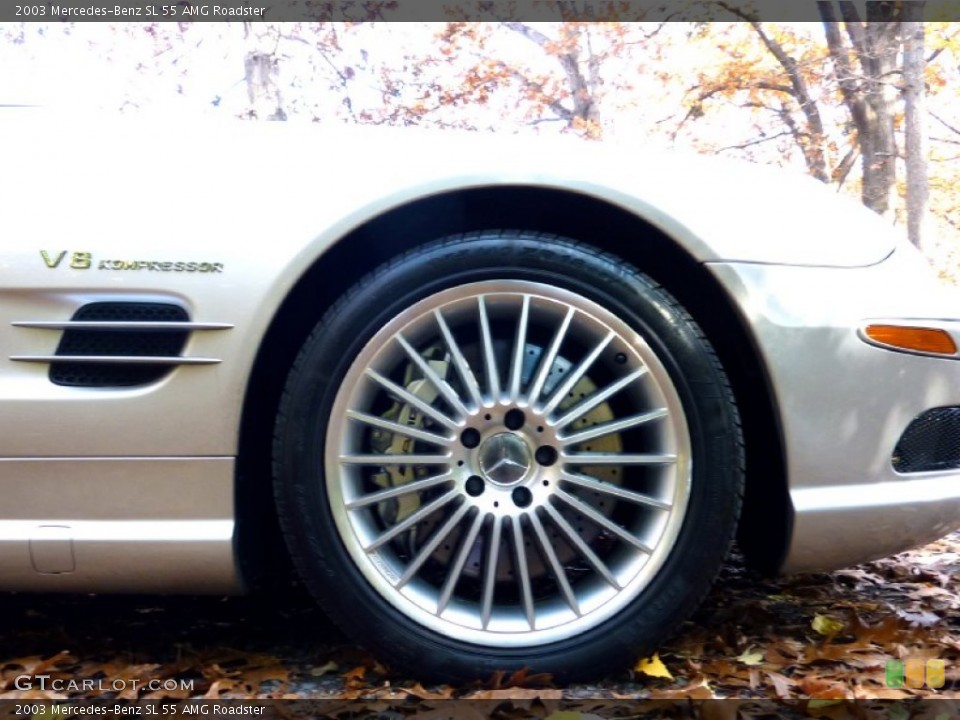 2003 Mercedes-Benz SL 55 AMG Roadster Wheel and Tire Photo #57326149