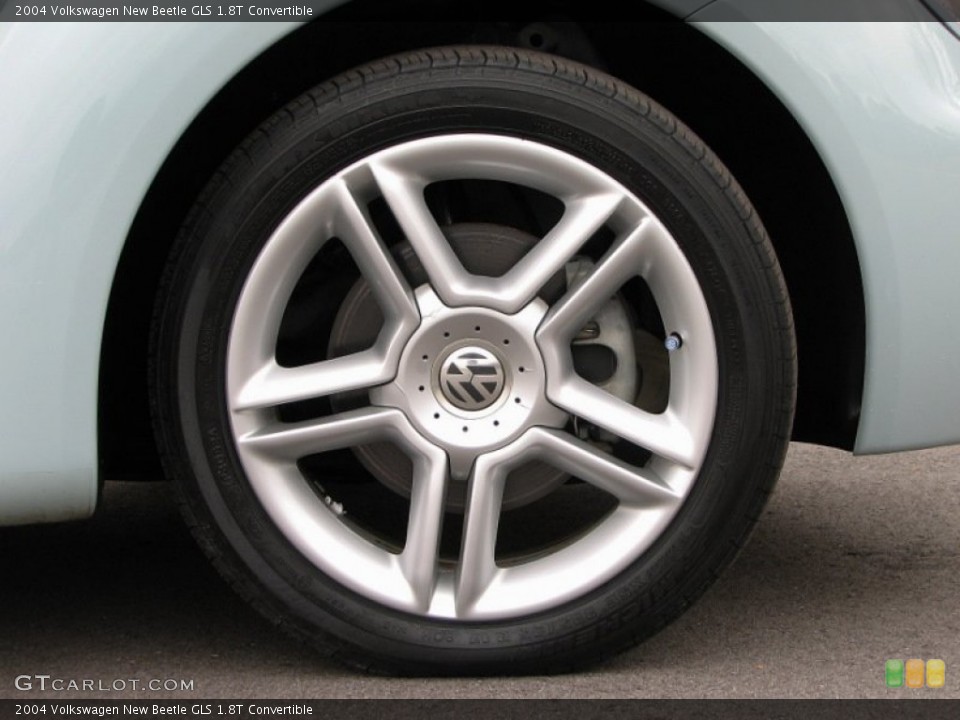 2004 Volkswagen New Beetle GLS 1.8T Convertible Wheel and Tire Photo #57330895