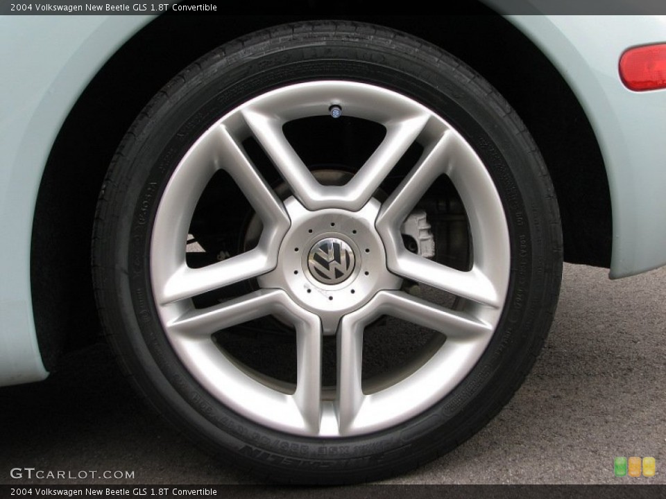 2004 Volkswagen New Beetle GLS 1.8T Convertible Wheel and Tire Photo #57330913