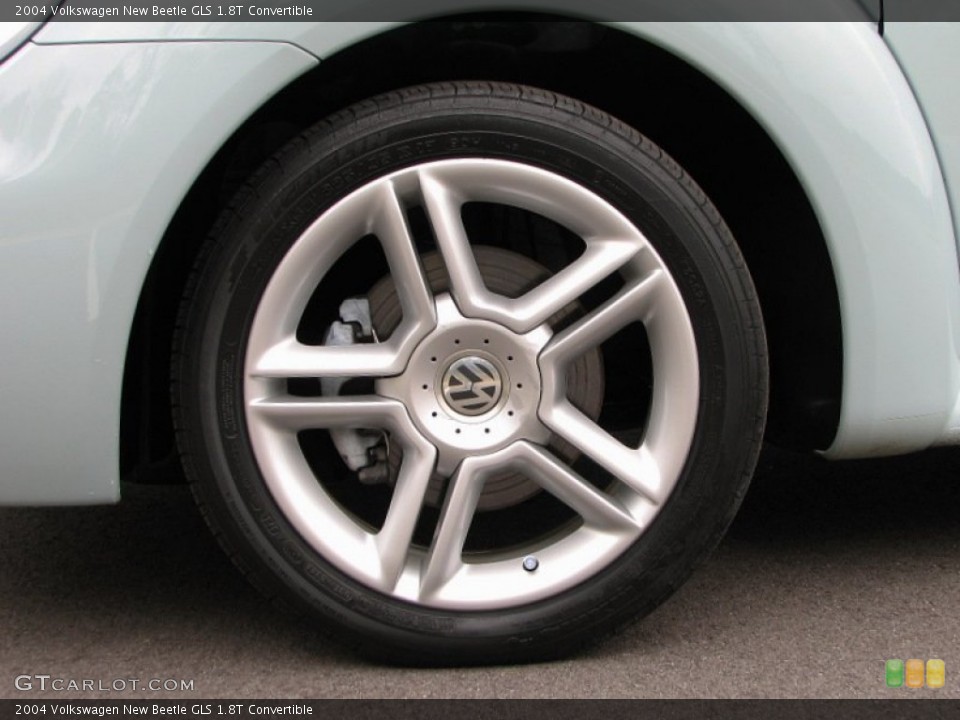 2004 Volkswagen New Beetle GLS 1.8T Convertible Wheel and Tire Photo #57330922
