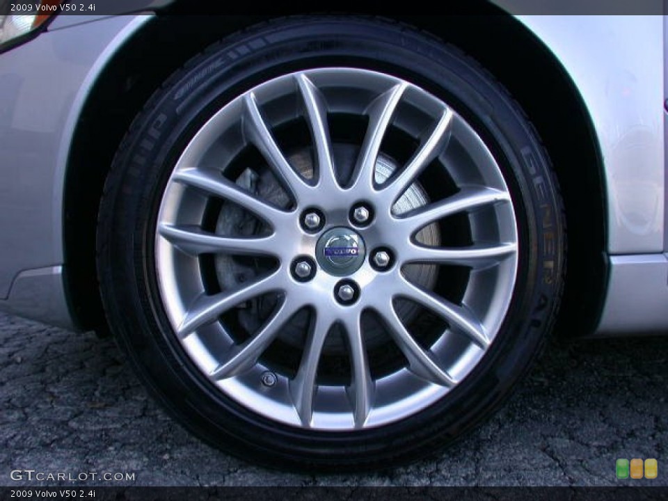 2009 Volvo V50 2.4i Wheel and Tire Photo #57333742