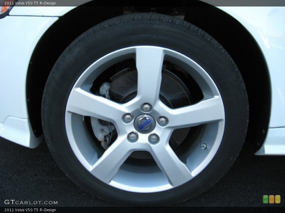 2011 Volvo V50 T5 R-Design Wheel and Tire Photo #57339331