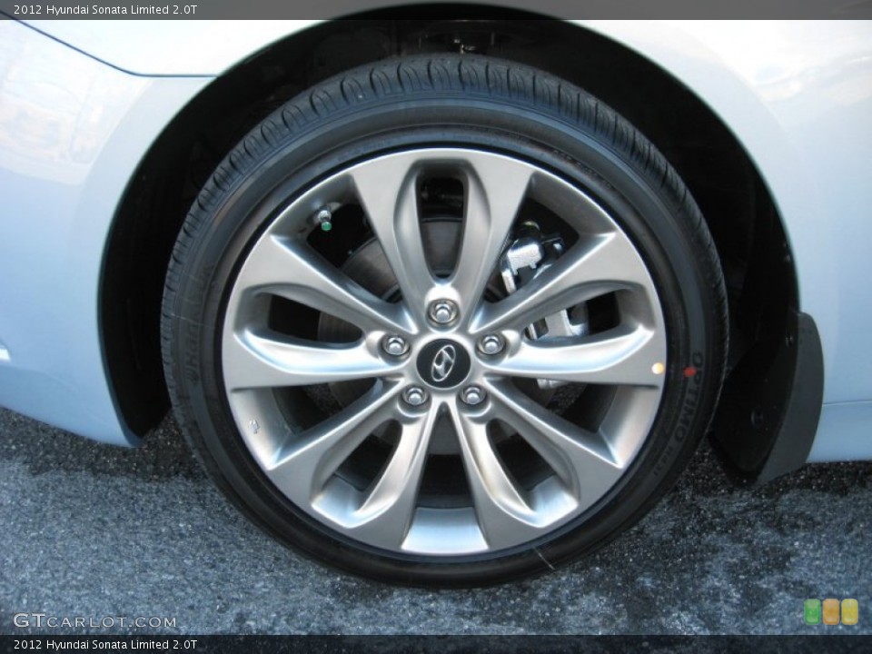 2012 Hyundai Sonata Limited 2.0T Wheel and Tire Photo #57340348