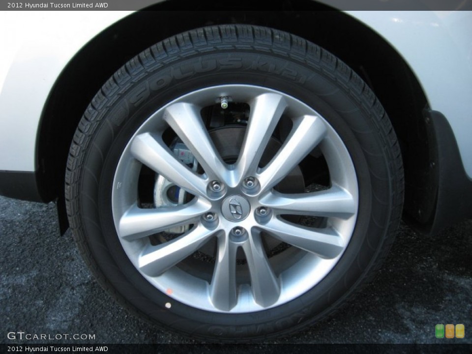 2012 Hyundai Tucson Limited AWD Wheel and Tire Photo #57340517