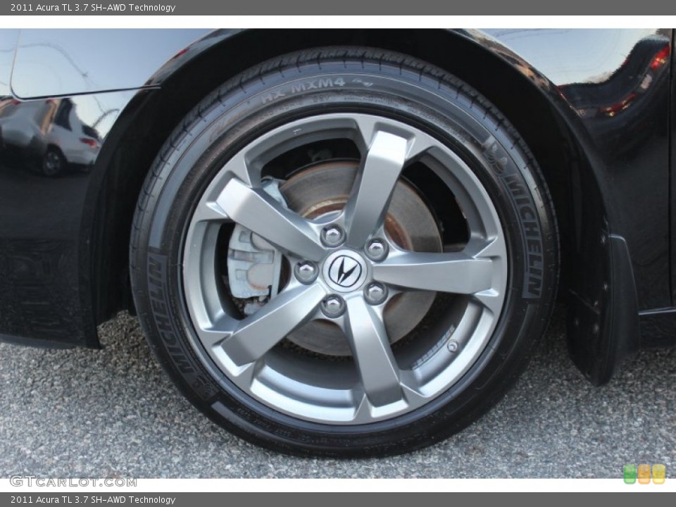2011 Acura TL 3.7 SH-AWD Technology Wheel and Tire Photo #57343288