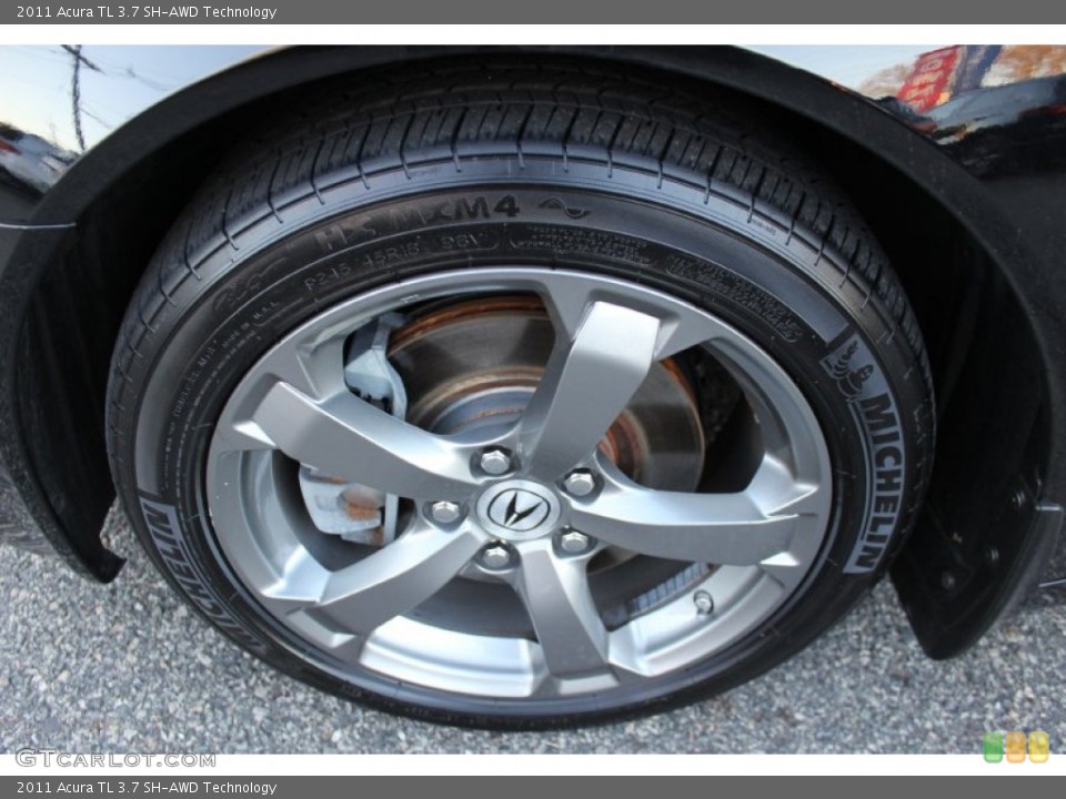 2011 Acura TL 3.7 SH-AWD Technology Wheel and Tire Photo #57343294