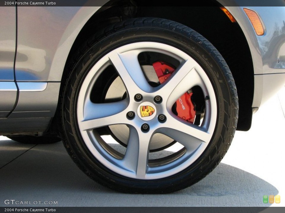 2004 Porsche Cayenne Turbo Wheel and Tire Photo #57344551