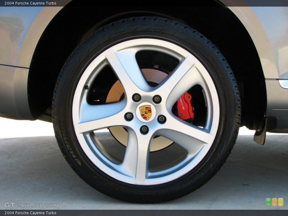2004 Porsche Cayenne Turbo Wheel and Tire Photo #57344557